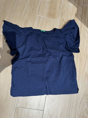Benetton women's blouse used, size S, blue