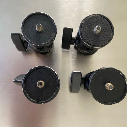 Manfrotto 482 tripod head used with adaptors