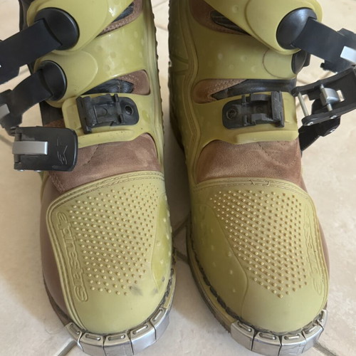 Alpinestars Tech 3 Motocross Boots olive/brown size US 12 like new