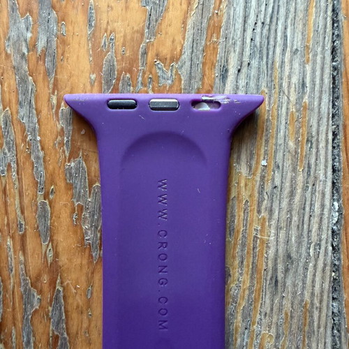 Crong Apple Watch Liquid Strap silicone plum, like new