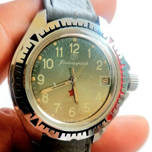 Bostok Army watch used, men's, 39mm