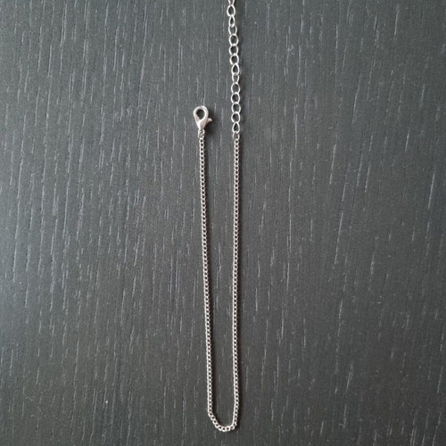 Anklet new, silver color
