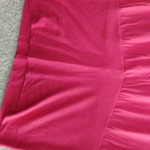 Women's coral summer cotton pants like new with elastic waist