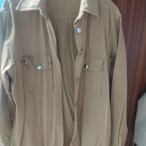 Women's beige shirt like new, size 38 (M)