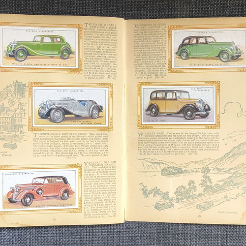 An Album of Motor Cars 1936 used, complete John Player cigarette card album