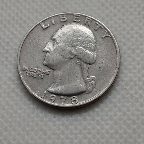 Quarter Dollar used American coins pack 1978/1981