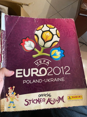 Euro 2012 complete collectible with all stickers