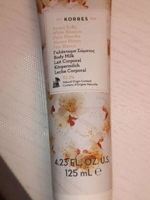 Korres Body Lotion White Blossom 125ml new
