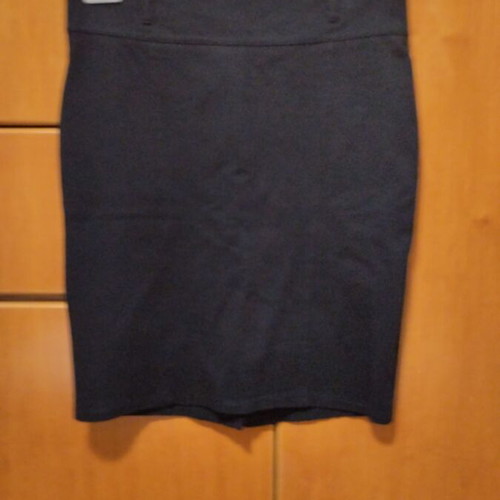 Black mini skirt used, size M, office style