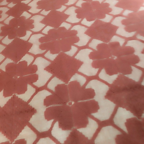 Handwoven Kouskousis rug new, 200x175 cm, burgundy