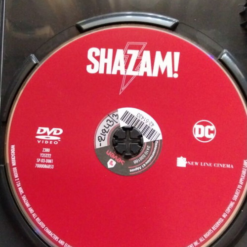 Shazam! DVD used with Greek subtitles