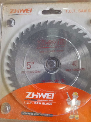 ZHWEI Δίσκος κοπής ξύλου 125mm 40 teeth καινούργιο