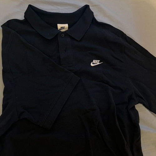 Nike polo shirt new, black, size M