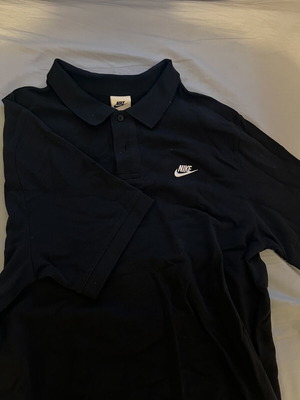 Nike polo shirt new, black, size M