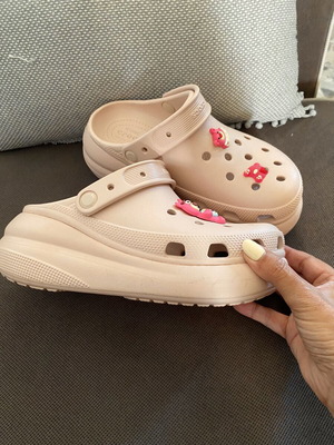 Crocs γυναικεία νούμερο 37 σαν καινούργια, ροζ