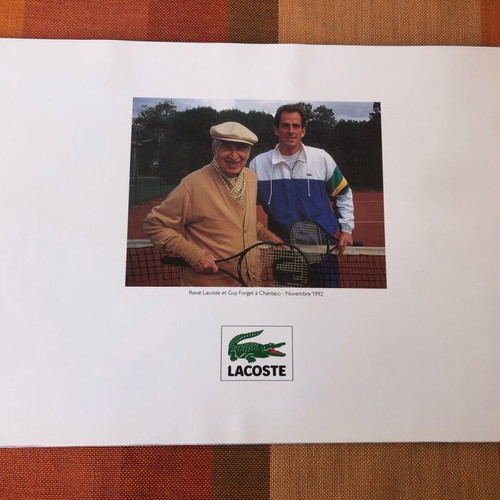 Club Lacoste 1992-93 catalog and membership card new