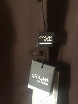 Blazer jacket Grama new, brown, size M