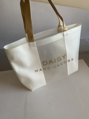 Marc Jacobs Daisy Tote Bag like new, white with gold details
