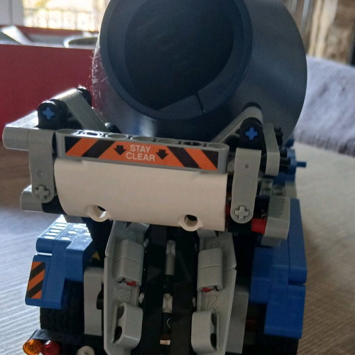 Lego Cement Mixer 42112 used with missing parts