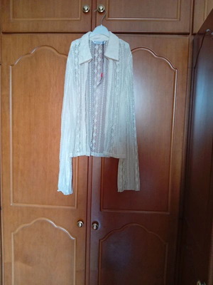 Stradivarius women's shirt white new, size L