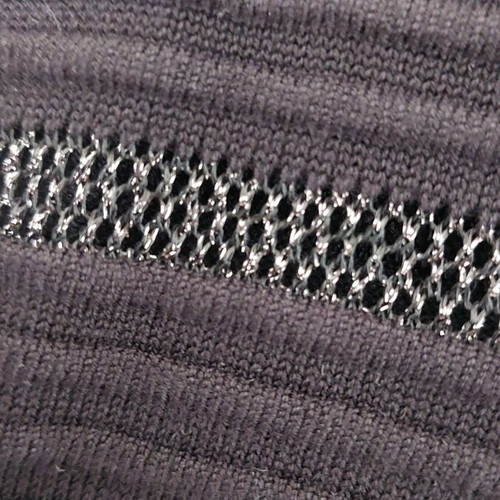 Midi knitted dress Parabita new with lurex and embossed texture