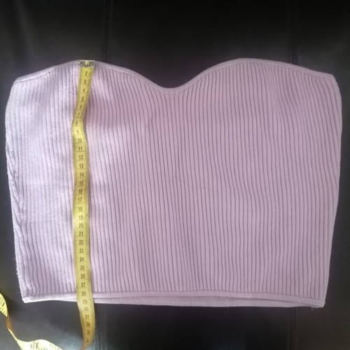 Strapless Lilac Top H&M like new, size L