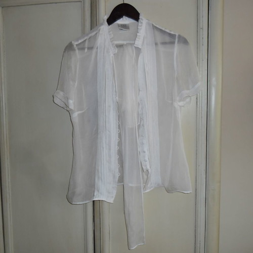 Madeleine silk shirt like new, 3-piece set, size L