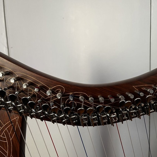 19 String Boru Harp Rosewood new