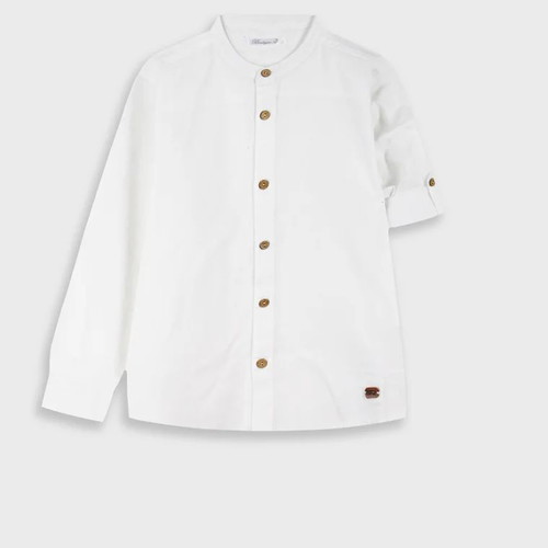 Energiers Boutique white boy's shirt size 6, new