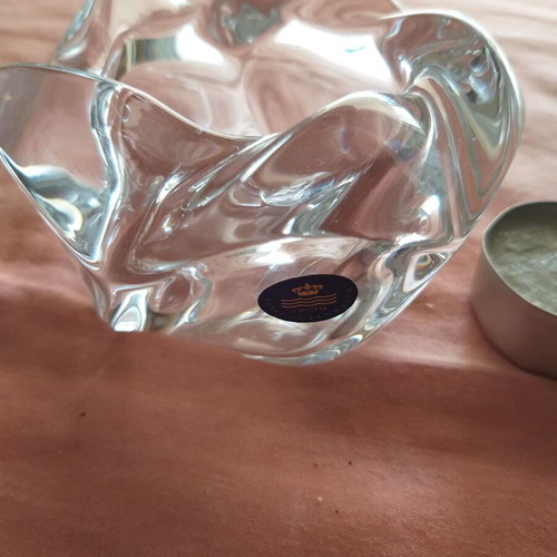 Κηροπήγιο κρυστάλλινο Royal Copenhagen Crystal σαν καινούργιο