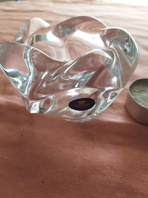 Κηροπήγιο κρυστάλλινο Royal Copenhagen Crystal σαν καινούργιο