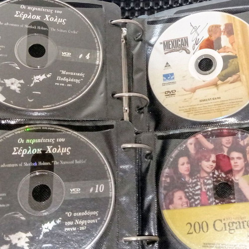 Συλλογή παλιών ένθετων DVD σαν καινούργια σε τρεις συλλεκτικές θήκες