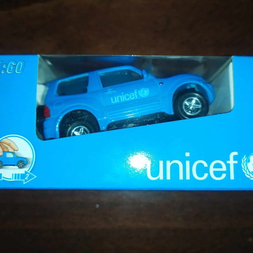Mitsubishi Unicef miniature collectible 1:60 new