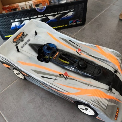 Mugen MTX 4 Nitro RC Car used with LRP 12x engine and extras