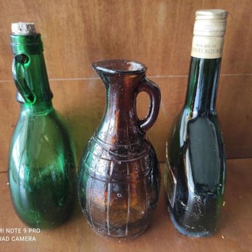 Beautiful used bottles