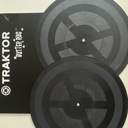 Traktor MK2 Control Vinyl used, pack of 2 with Butter Rug 2 slipmats