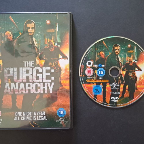 The Purge: Anarchy DVD like new with English audio and subtitles