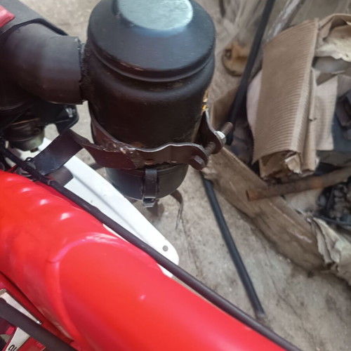 Honda F501 four-stroke tiller refurbished with Honda GX140 engine