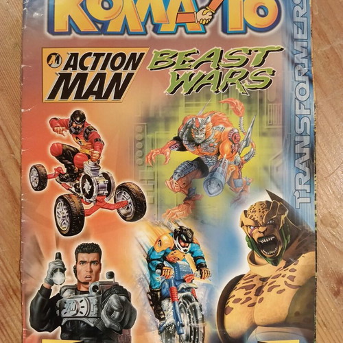 KOLLA-TO Vintage Sticker Album used, Action Man Beast Wars Transformers