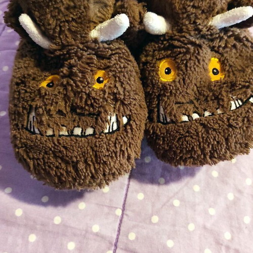 Gruffalo slippers used, size 29, multicolor