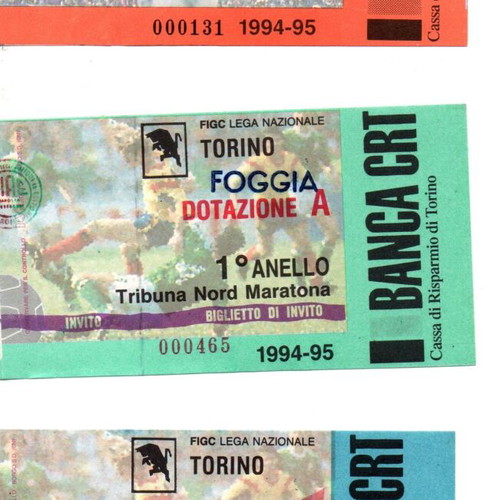 Italy Campionato football tickets 1991-1995 new collection of 9