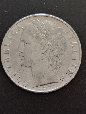 Ιταλικό νόμισμα 100 Lire 1959 μεταχειρισμένο, vintage συλλεκτικό