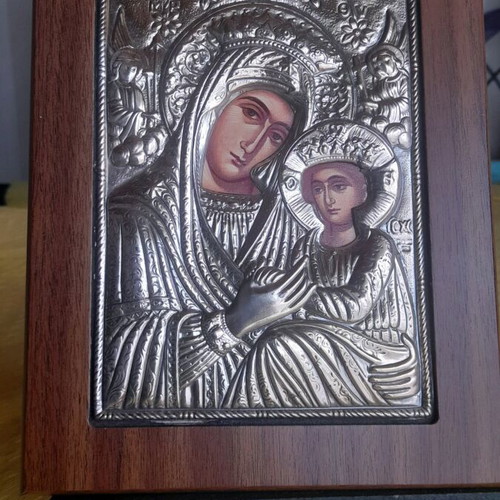 Silver icon 925 gr like new, 18×24