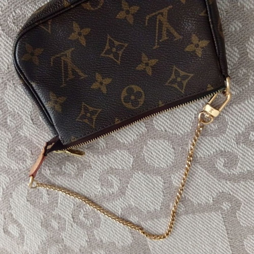 Louis Vuitton mini pochette καινούργιο, καφέ χειρός συλλεκτικό