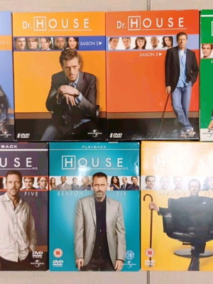 Dr House Season 1-7 DVD new, no Greek subtitles