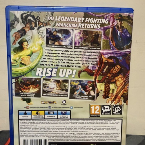 Street Fighter V PS4 game used