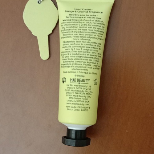 Disney Princess Belle Hand Cream with Mini Nail File new