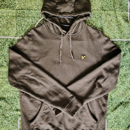 Lyle and Scott hoodie green, size S, used