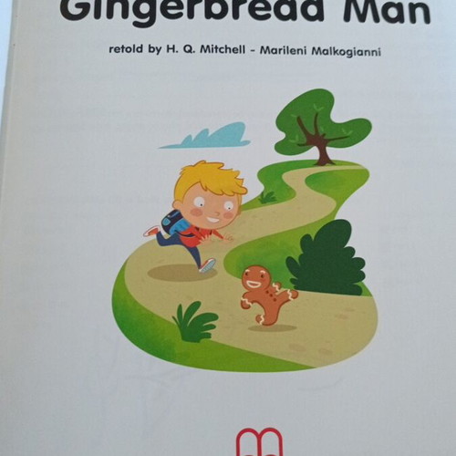 The Gingerbread Man children's book in English