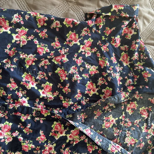 Women's floral shirt like new, size L 40 12, multicolor